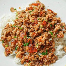 หมูสับคั่วพริกเกลือ