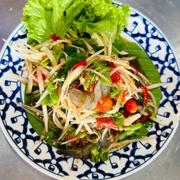 ตำปูปลาร้ากุ้งสด