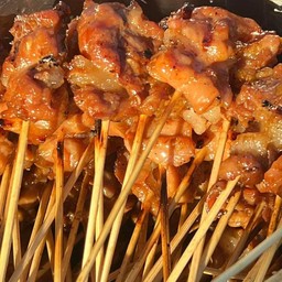 หมูปิ้ง ชาเย็น กาแฟเย็น