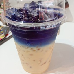 นมน้ำผึ้งอัญชัน
