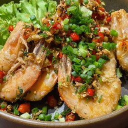 คั่วพริกเกลือ กับข้าว