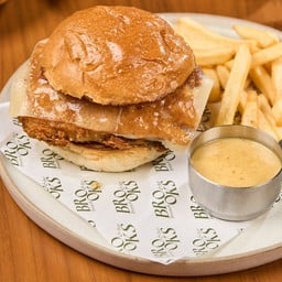 Deep Fried Fish Burger