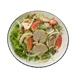 ยำหมูยอห่อใบตอง