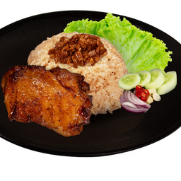 ฺBX13 ข้าวผัดกระเทียมไก่ย่างดั่งเดิม