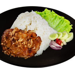 ฺBX22 ข้าวเหนียวไก่ย่างกระเทียม