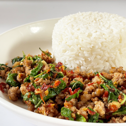 ข้าวกะเพราหมูสับ.