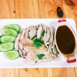 ไก่ต้ม จานใหญ่