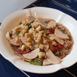 ตำเส้นเล็กรวม (ปลาร้า)