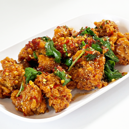 กะเพราไก่กรอบ (กับข้าว)