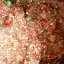 น้ำพริกกะปิ พร้อมผัก 1 ชุด