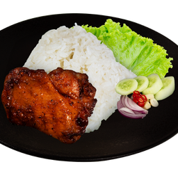BX32 ข้าวเหนียวไก่ย่างหมาล่า