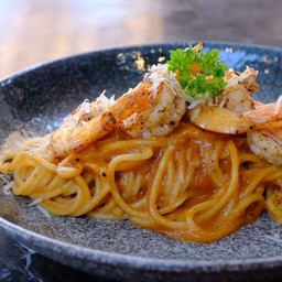 สปาเก็ตตี้พิงค์ซอส