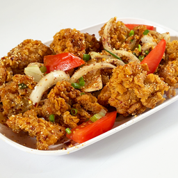 ยำไก่แซ่บ (กับข้าว)