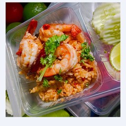 ข้าวผัดต้มยำกุ้ง