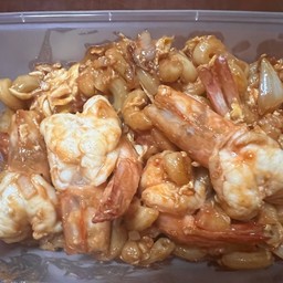 มักกะโรนีซอสกุ้ง