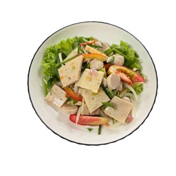 ยำลูกชิ้นหมูยอ