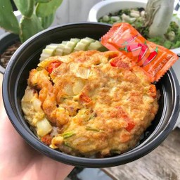 ข้าวไข่เจียวหมูสับ