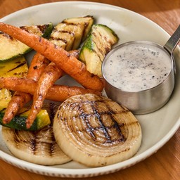 Grilled Veggies With Truffle Sauce