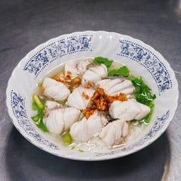 ข้าวต้มน้ำกะพง ปลาล้วน (พิเศษ)