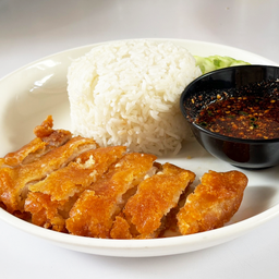 ข้าวหมูทอด (สันนอก)
