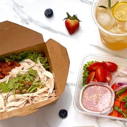 [เซตสุดฮิต] หมี่ไก่ฉีก + ยำปูอัด + น้ำผึ้งมะนาว