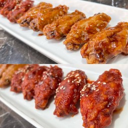 ปีกไก่ทอดซอสเกาหลี ไซส์ M ( 18 ชิ้น )