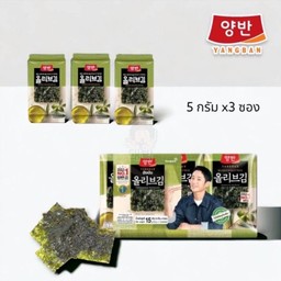 สาหร่ายเกาหลี ยกแพ็ค (3ห่อ)