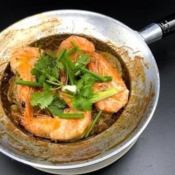 กุ้งอบวุ้นเส้น