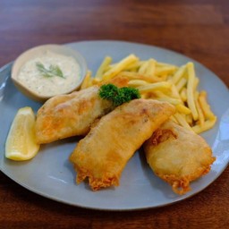 ฟิชแอนด์ชิปปลากะพง