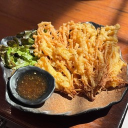 เห็ดเข็มทองทอด