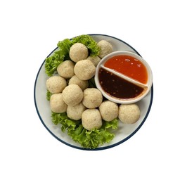 ลูกชิ้นปลาทอด