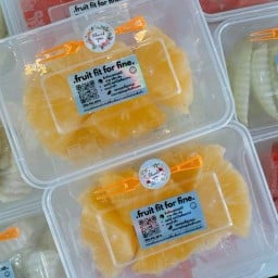 Fruit Fit Food Fine 🍎 ยำปลาดุกฟู ผลไม้พร้อมทาน รัชโยธิน ยำปลาดุกฟู ส้มโออัมพวาจากสวน