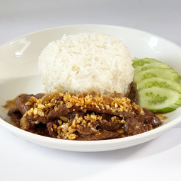 ข้าวตับกระเทียม