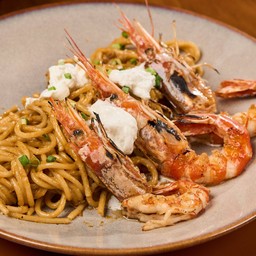 Shrimp Pasta Straciatella