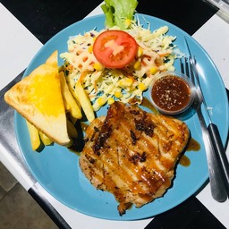 สเต็กไก่BBQ