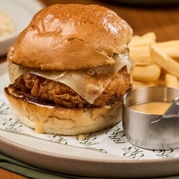 Deep Fried Chicken Burger