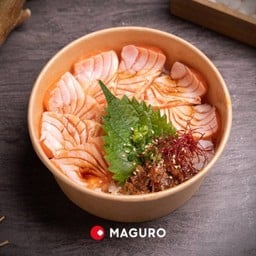 SALMON ABURI DON