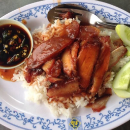 ข้าวหมูแดงธรรมดา