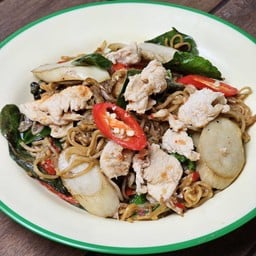 หมี่ผัดขี้เมาไก่