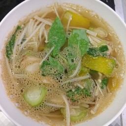 ไข่เจียว-แกงเห็ด