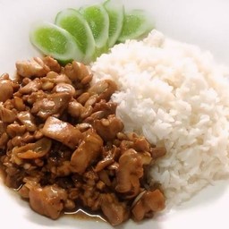 ข้าวไก่กระเทียม