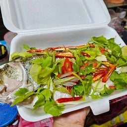 ปลากะพงนึ่งมะนาว