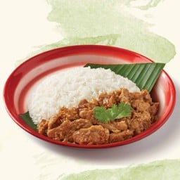 ข้าวหมูทอดกระเทียม