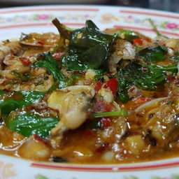 หอยลายผัดพริกเผา