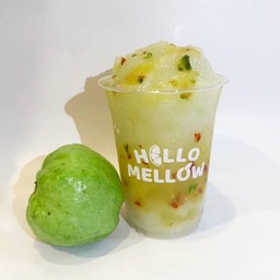 ฝรั่งปั่นพริกเกลือนัวๆ Guava with Chilli Salt Dipping Frappe