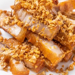 หมูสามชั้นทอด