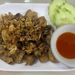 ไส้ตันทอดกระเทียม.