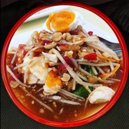 ตำไทไข่เค็ม