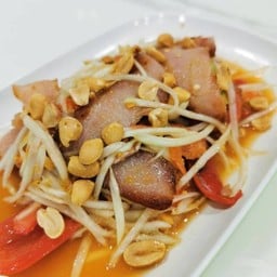 ตำคอหมูย่างLM