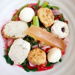 ก๋วยเตี๋ยวเย็นตาโฟแห้ง (พิเศษ)